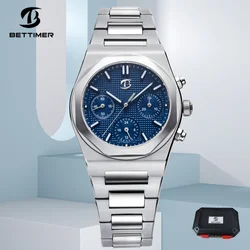 BETTIMER 2026 New Men's Mechanical Watch ST1903 Business Luminous BGW-9 B8002 Sapphire Glass Stainless Steel Clock reloj hombre
