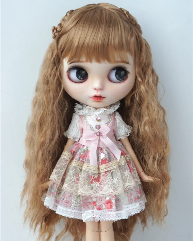 JD098 1/4 1/3 Synthetic Mohair BJD Wigs  Fairly Sobazu Wig 7-8inch 8-9inch 9-10inch 10-11inch MSD SD DOD Qbaby Blythes Doll Hair