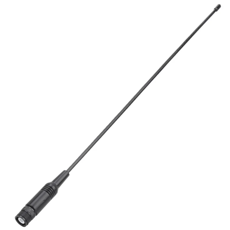 Conector BNC de Antena 771 UV de Banda Dupla com Montagem Q9 Dobrável em ABS para ICV8 ICV82 ICV85