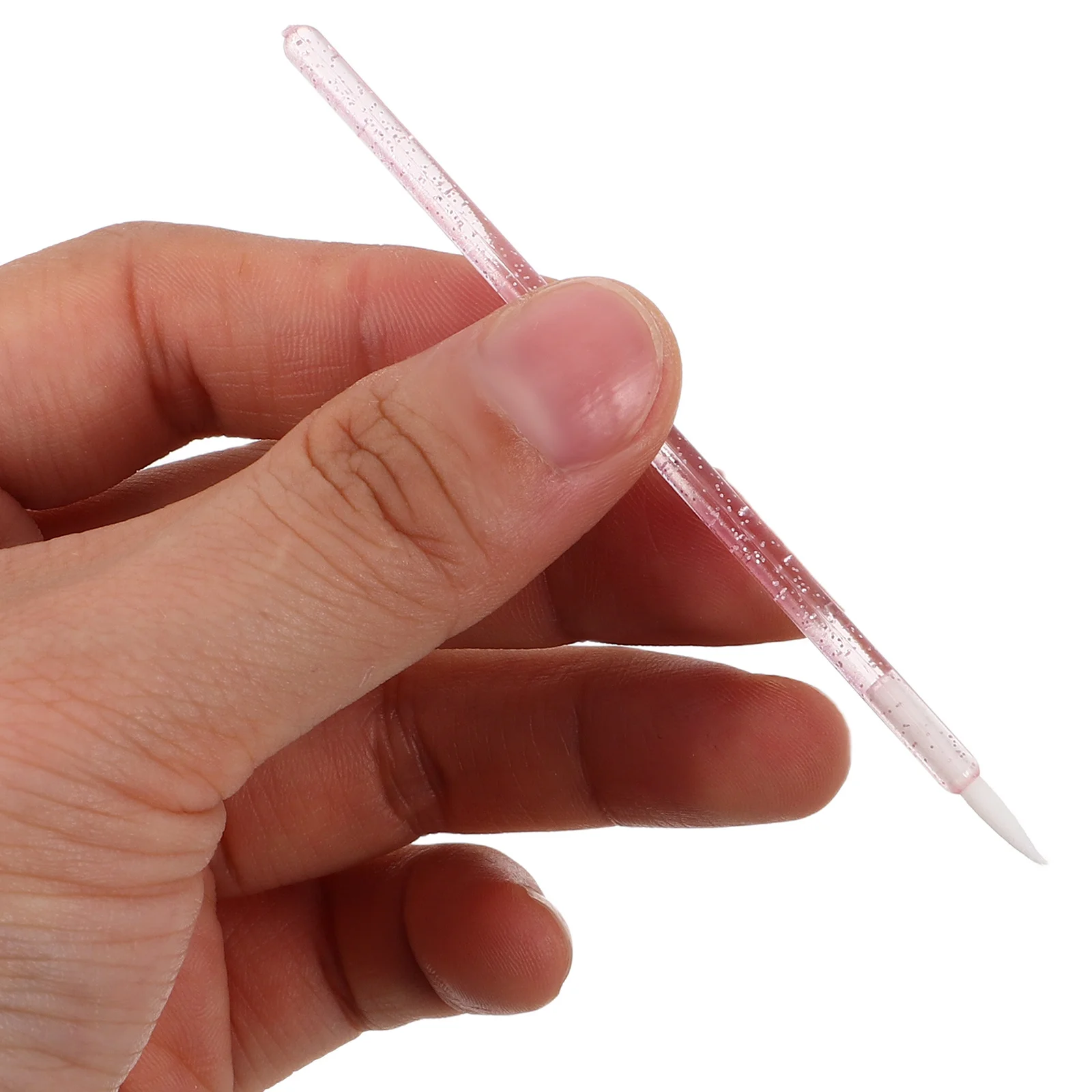 Doppelend-Eyeliner-Pinsel, feine Spitze für präzise Make-up-Anwendung, vielseitiges Lidschatten-Lippen-Liner-Werkzeug, tragbar, Einwegartikel