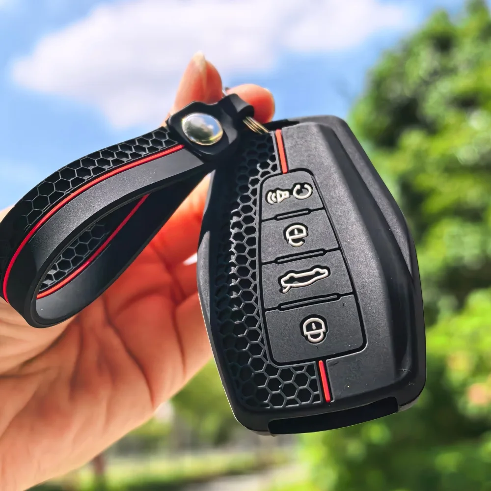 حافظة مفاتيح من السيليكون سلسلة حامل لجيلي أوكافانجو كولراي أطلس مونجارو توجيلا إمجراند GT S بروتون X50 X70 #5