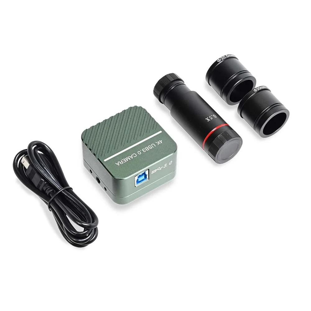 4K Industrial Microscope Camera Electronic Eyepiece  USB 3.0  for  Biological and Stereo 