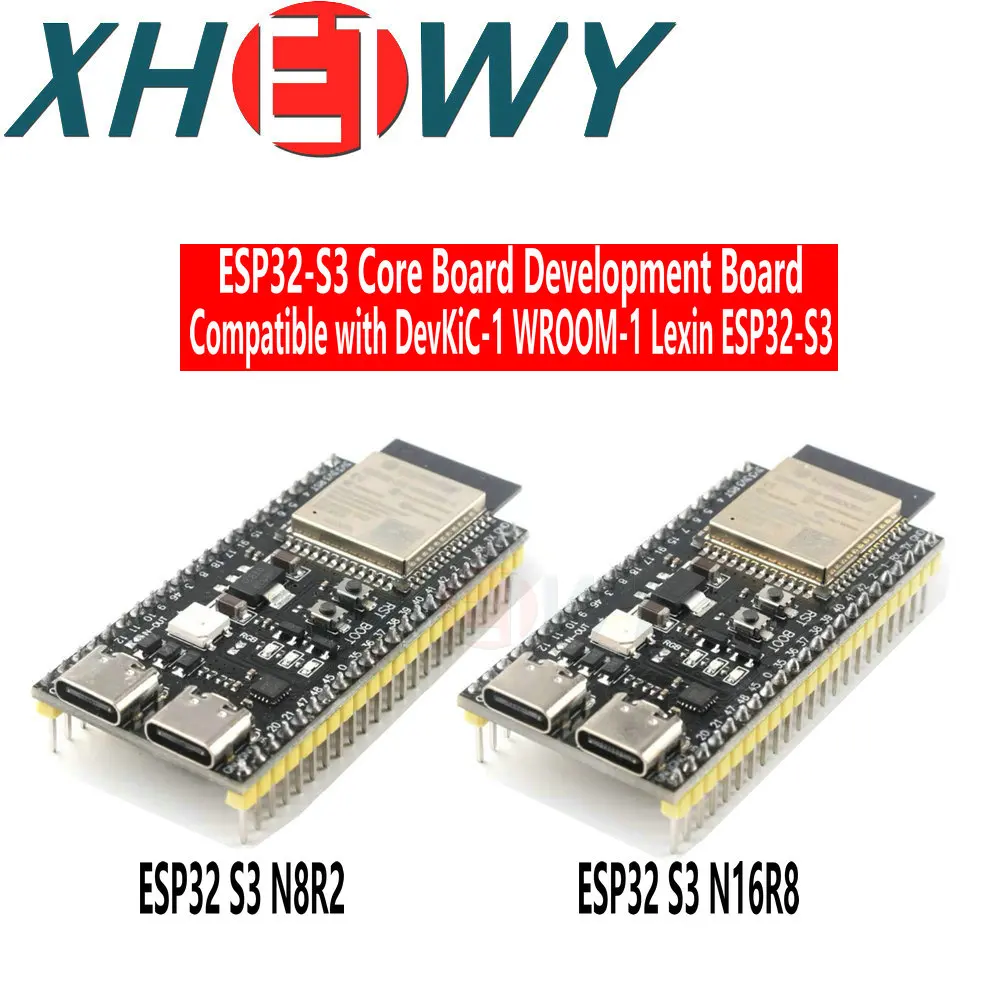 1PCS ESP32 S3 Core Board Onboard WROOM-1-N16R8 N8R2 ESP32-S3 DevKitC-1 Module Development Board