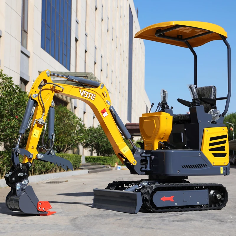 

China 1 Ton Mini Excavator Prices Top Quality Hydraulic Small Digger Crawler Import Mini Excavator 1.2 Ton customized