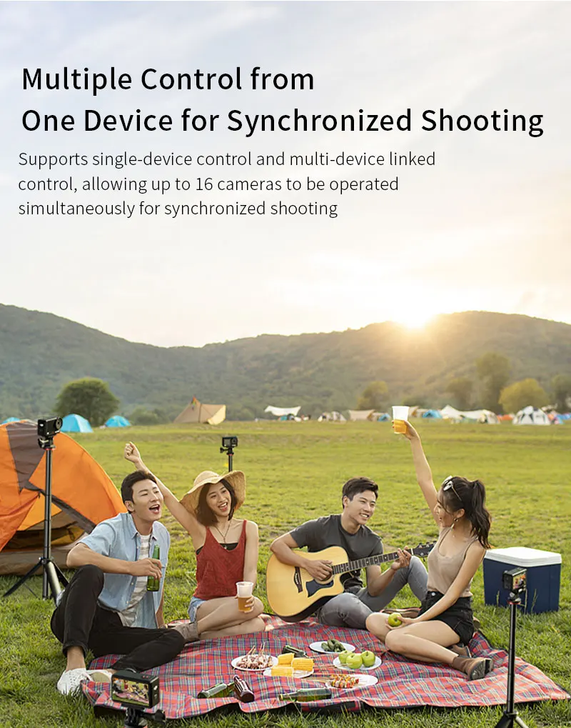 Action 5 Pro GPS Bluetooth-Fernbedienung für DJI Action 6 4 Sportkamera-Zubehör 25M Drahtlose Fernbedienung Armbanduhr – Detail 3