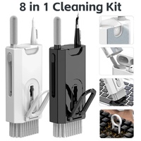 8 in 1 Cleaner Kit Computer Keyboard Cleaner Brush Earphones Cleaning Pen For Airpods Headset Phones Clean Tools Keycap Puller