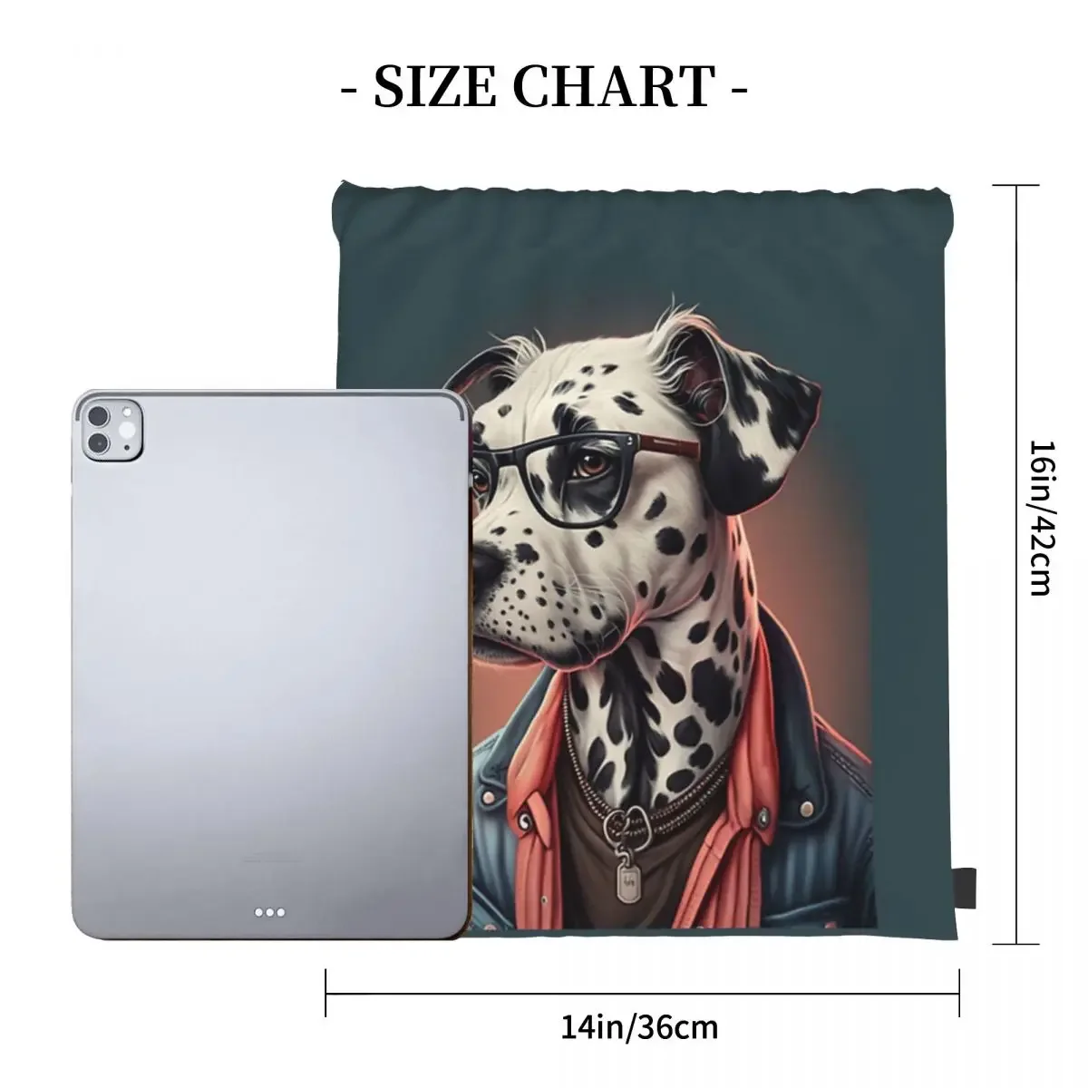 Watercolor Funny Dog Lover Backpacks Fashion Portable Drawstring Bags Drawstring Bundle Pocket Sports Bag BookBag For Man Woman