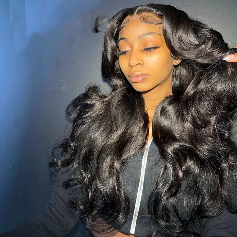 

6X4 Ready to Wear Glueless Human Hair Wigs Body Wave Ready to Go Pre Cut 6X4 Lace Closure Wig