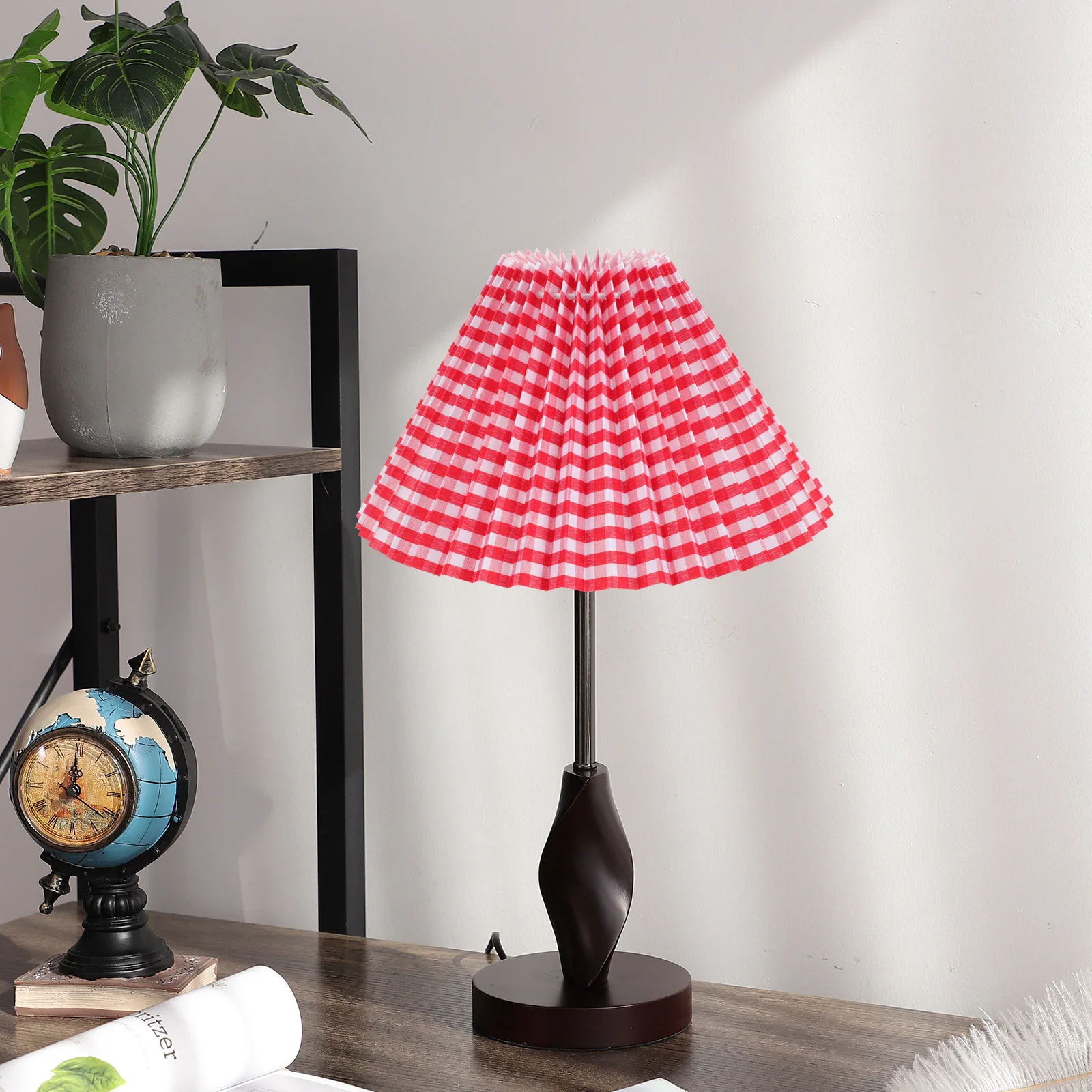 

Fabric Lampshade Simple Pleated Ceiling Lamp Shade Soft Light for Living Room Bedroom Dining Room Home Decoration