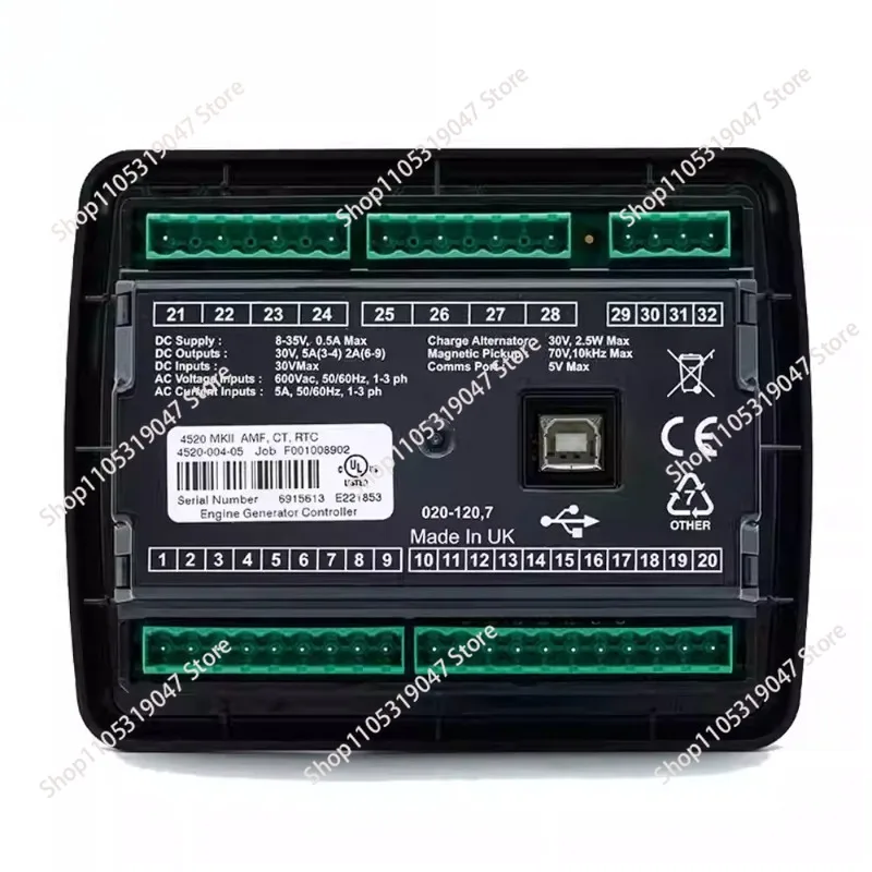 Controller self starting control module LCD display diesel generator accessories