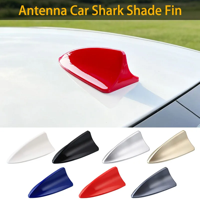 Antenna Car Shark Shade Fin Roof Car Radio Function Protective Aerials Stronger Signal ABS Decorative Cars Universal