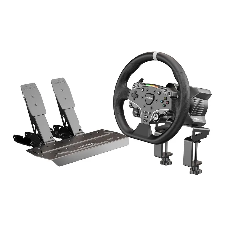 R3 Licensed Steering Wheel and Pedals Bundle for Xbox & PC: 3.9Nm Direct Drive WheelBase, 11-inch Racing Wheel, Pedals