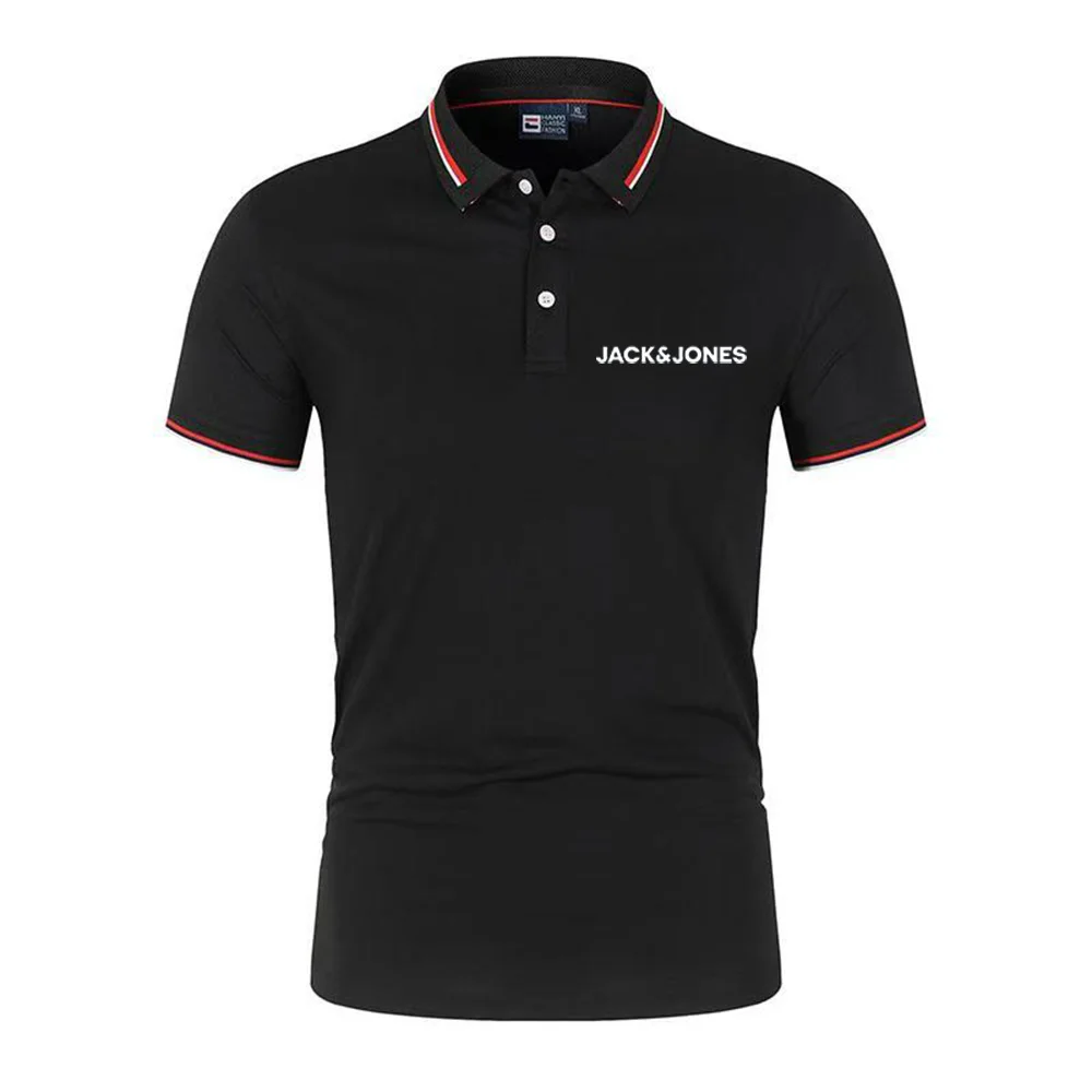 Camisa polo esportiva masculina de secagem rápida, camisa polo para golfe, verão, academia, treinamento, roupas confortáveis ​​e respiráveis