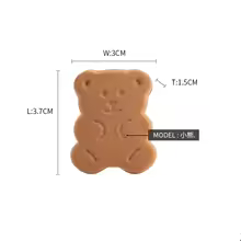 10pcs Simulation Christmas Cookies Model Cute Gingerbread Man Bear Biscuit Fake Cake Dessert Ornaments Photo Props Xmas Decor - AliExpress