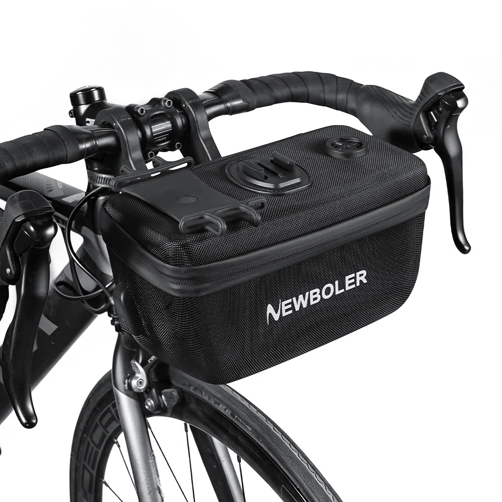 AliExpress NEWBOLER 4IN1 Multifunctional Bike Front Bag Waterproof Cycling Head Bag EVA Hard Shell Bike Handlebar Bag Cycling Accessories