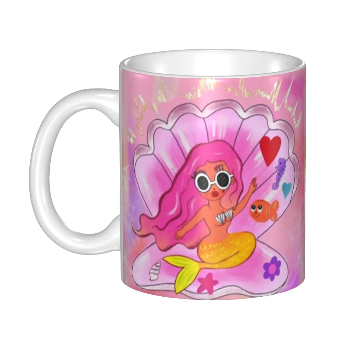 Custom Mermaid Bichota Season Karol G Coffee Mug DIY Customized Ceramic Mug Cup Creative Present