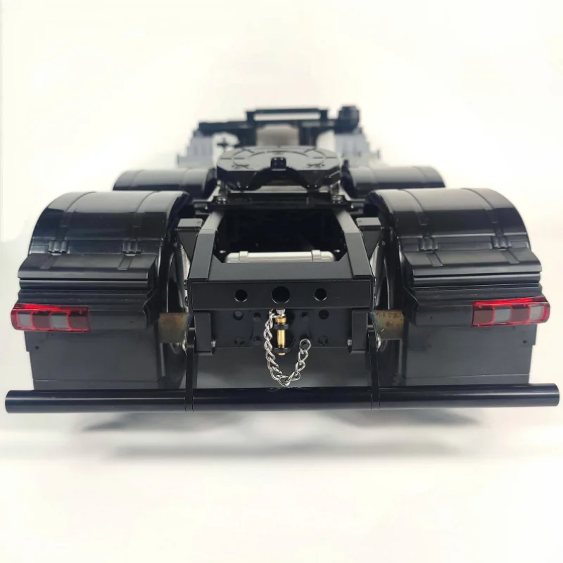 1/14 Simulated Metal Air Tank Rear Bumper Guard Beam RC Truck Model DIY Modification Upgrade Replacement Accessories