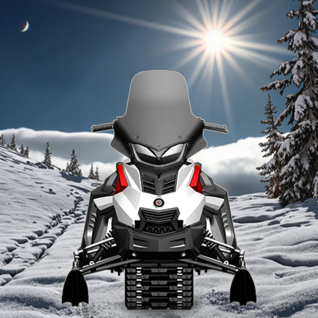 Commander 180CC Snowmobile For Off-Road Adventure And Learning Motorcycle Riding