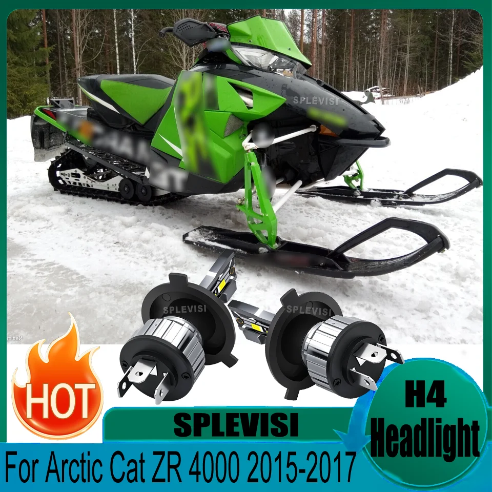 

h4 led motorcycle headlight Waterproof and Dustproof durable long lifespan Energy Saving For Arctic Cat ZR 4000 2015 2016 2017