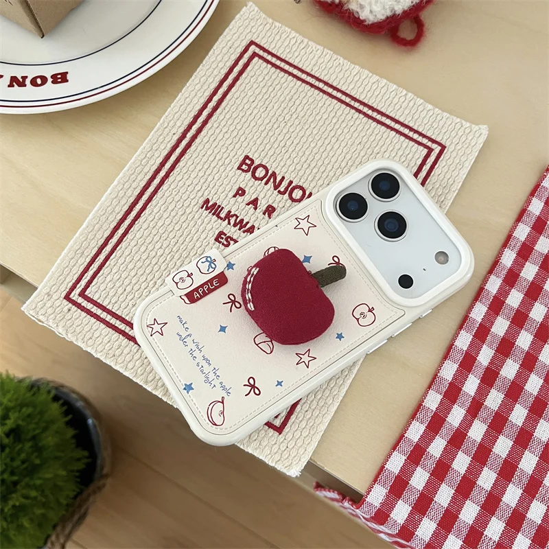 موضة الأسود الدنيم التطريز Hellokitty جراب هاتف آيفون 17 برو 16 14 15 برو ماكس الغطاء الخلفي مع قلادة لطيف الكرتون Cas #6