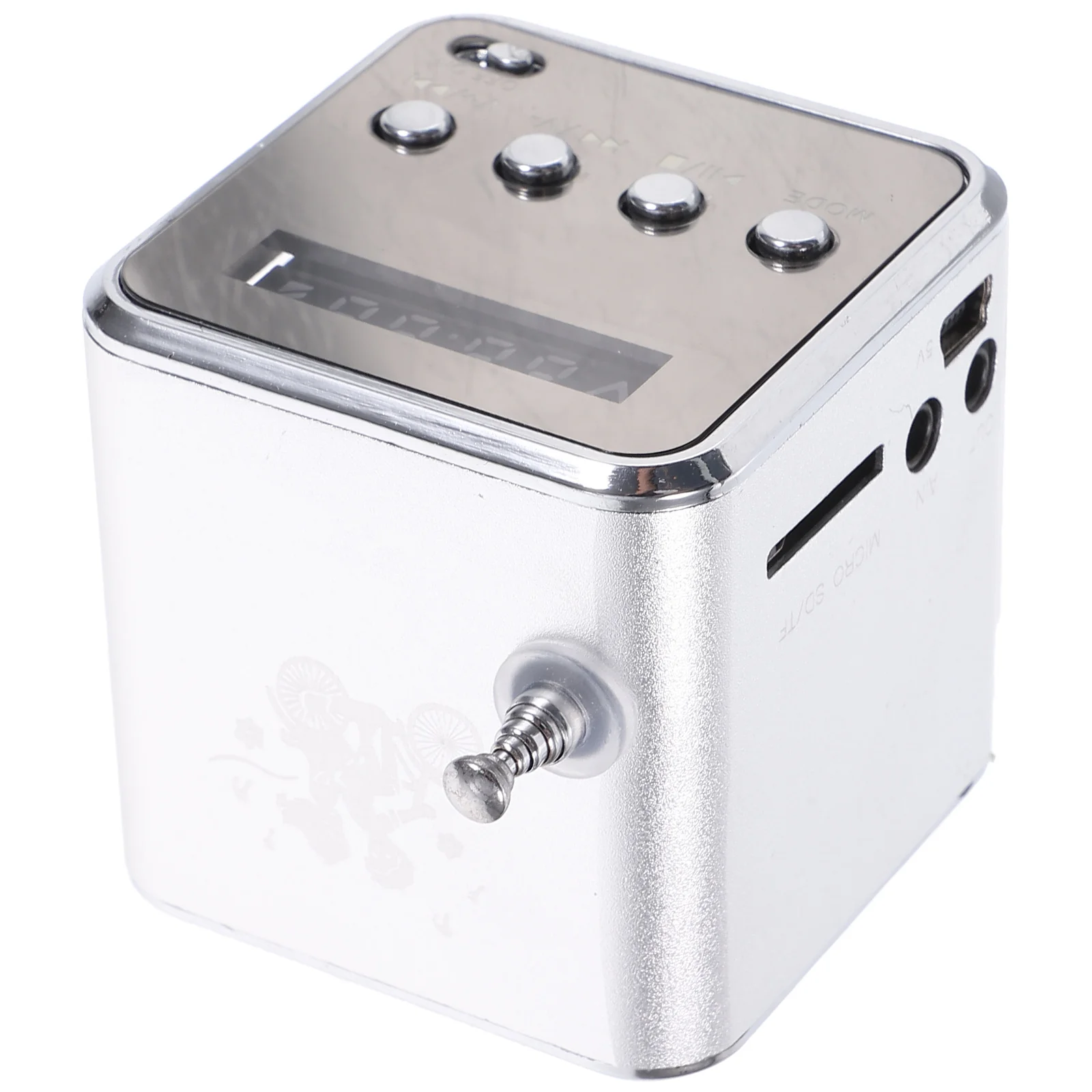

Portable Mini Retro Design Outdoor Hiking Home Use Wireless Sound MP3 Player Practical Gift Idea Bass Travel Speaker