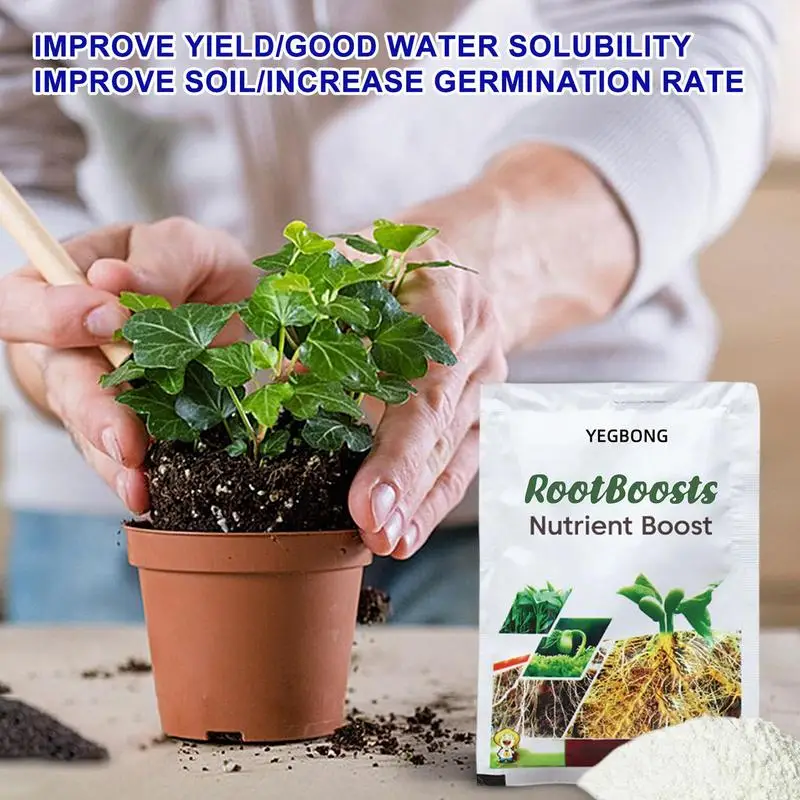 Plant Nutrient Growth Enhancing Powder 30g Natural Rooting Fertilizer Seedlings Starter Succulent Growth Natural Rooting Powder