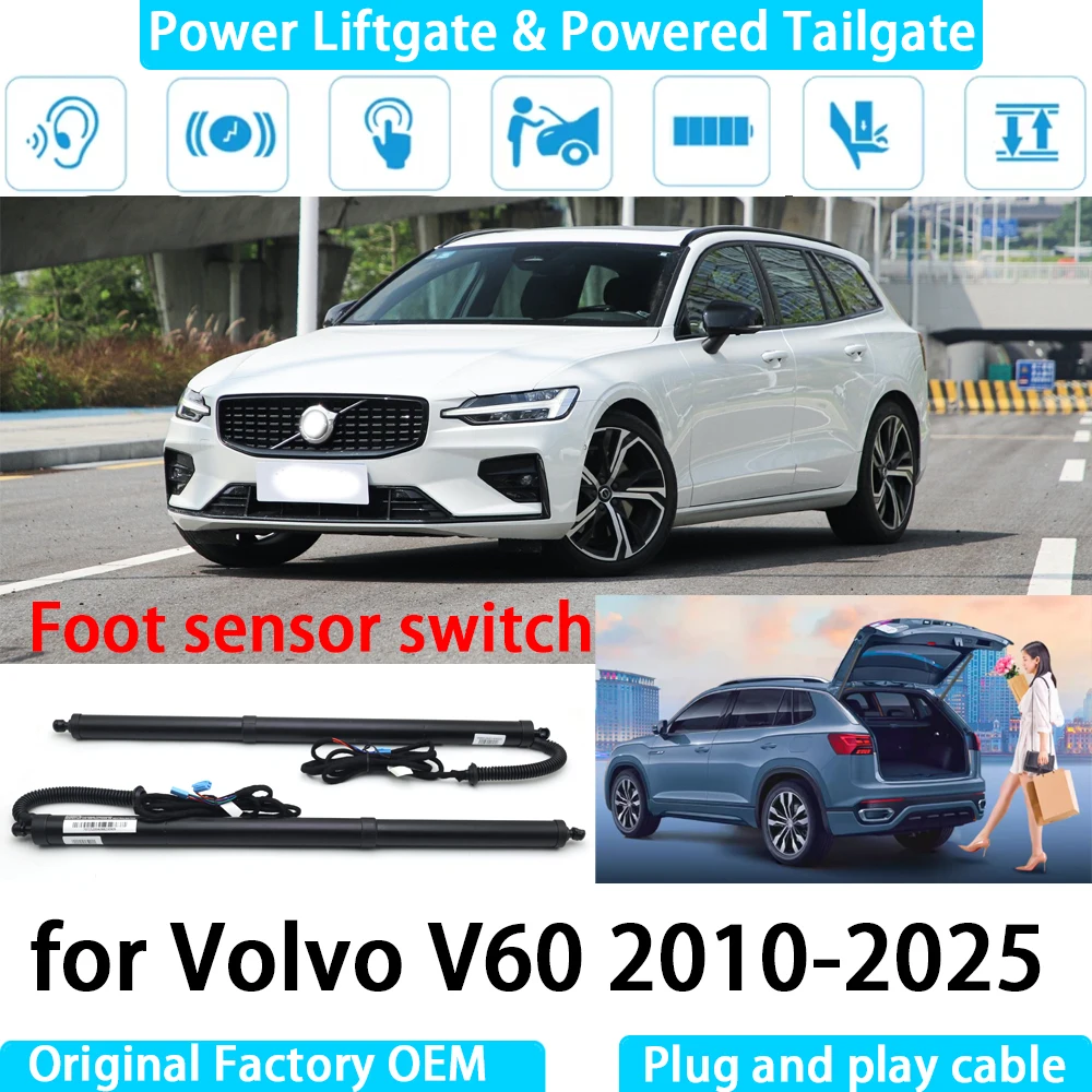 

for Volvo V60 2010-2025 Automatic Electric Power Liftgate Powered Tailgate Strut Tail Gate Lift System