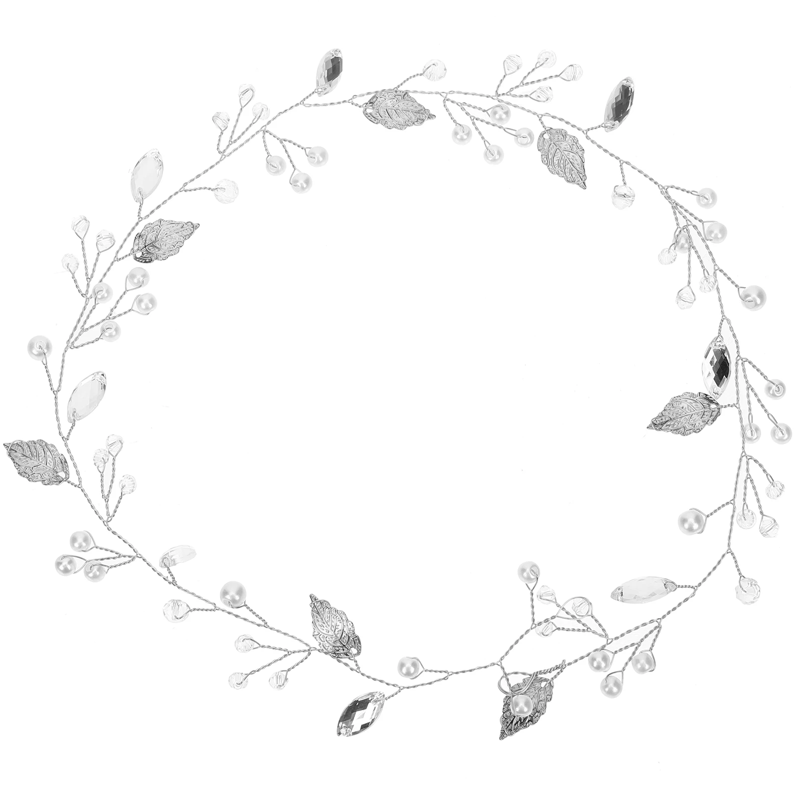 

Pearl Headband Wedding Accessories Hair Bands Bridal Rhinestones Vine Alloy Headbands Bride