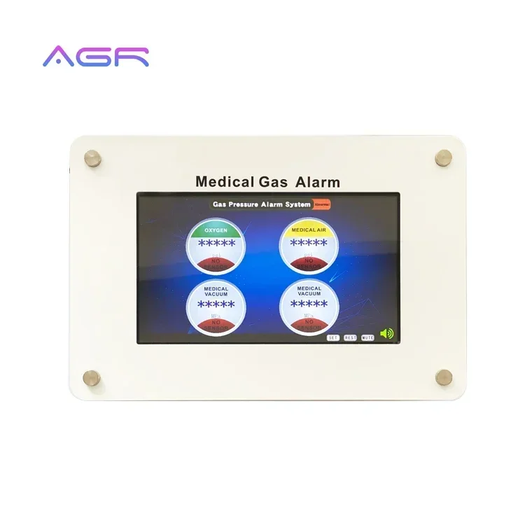 Hospital LCD touch Screen Gas Pressure Gas Area Alarm