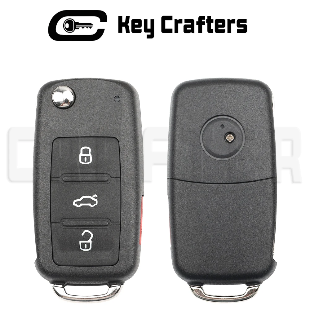 Key Crafters 5K0837202BP 315MHz MQB48 CHIP Flip Car Remote Key For VW Volkswagen Passat Jetta Beetle MQB4.5 Immobilizer KYDZ PCB view 2