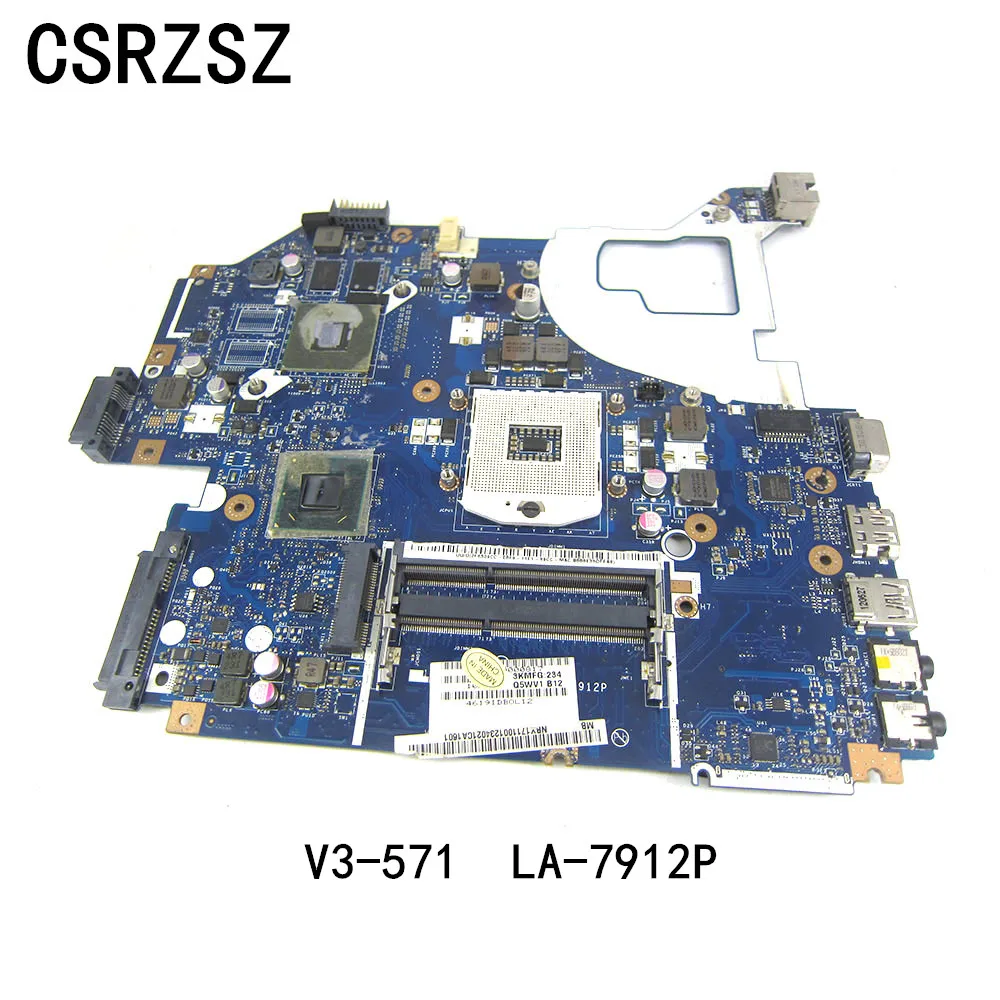 For  Acer aspire  V3-571 V3-571G Laptop motherboard  Q5WVH LA-7912P  Test work perfect