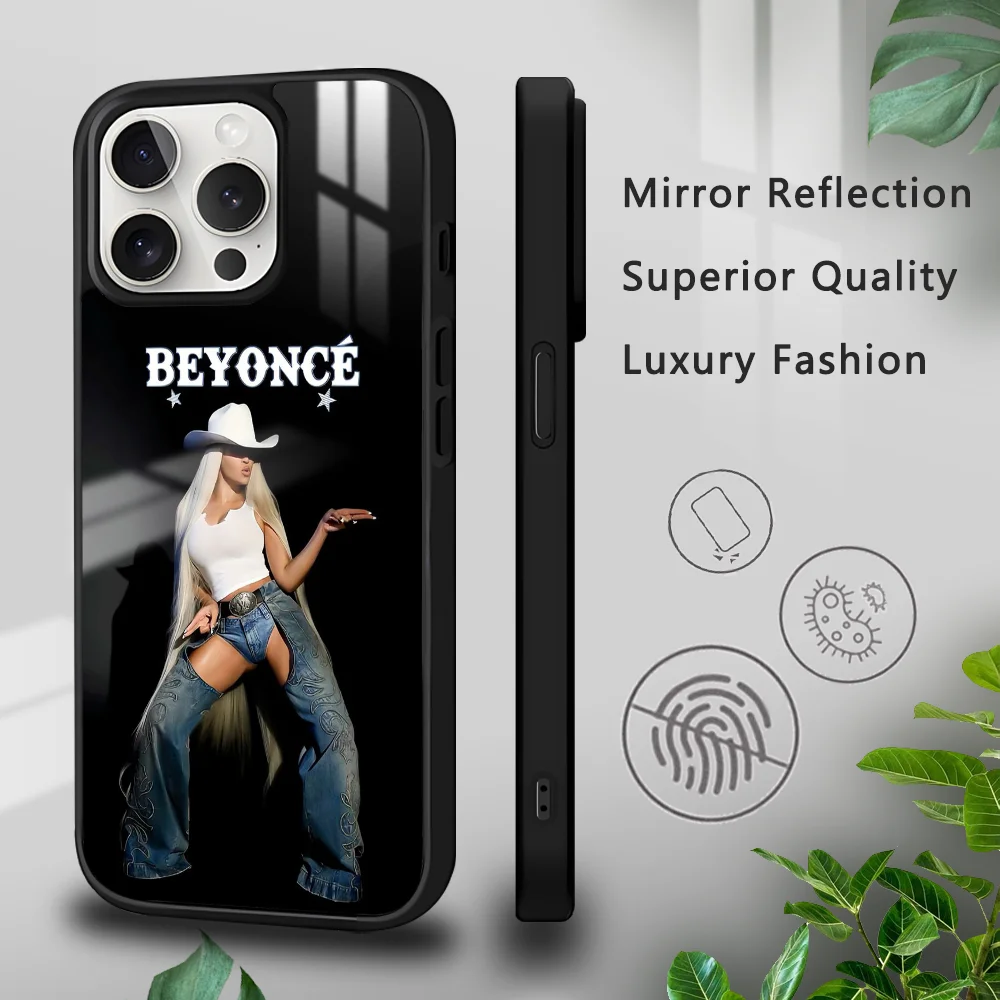 B-beyO-onces Pop Singer Phone Case For iPhone 16 15 14 13 12 11 Pro Xs Max Mini Plus Celulares Hard Funda