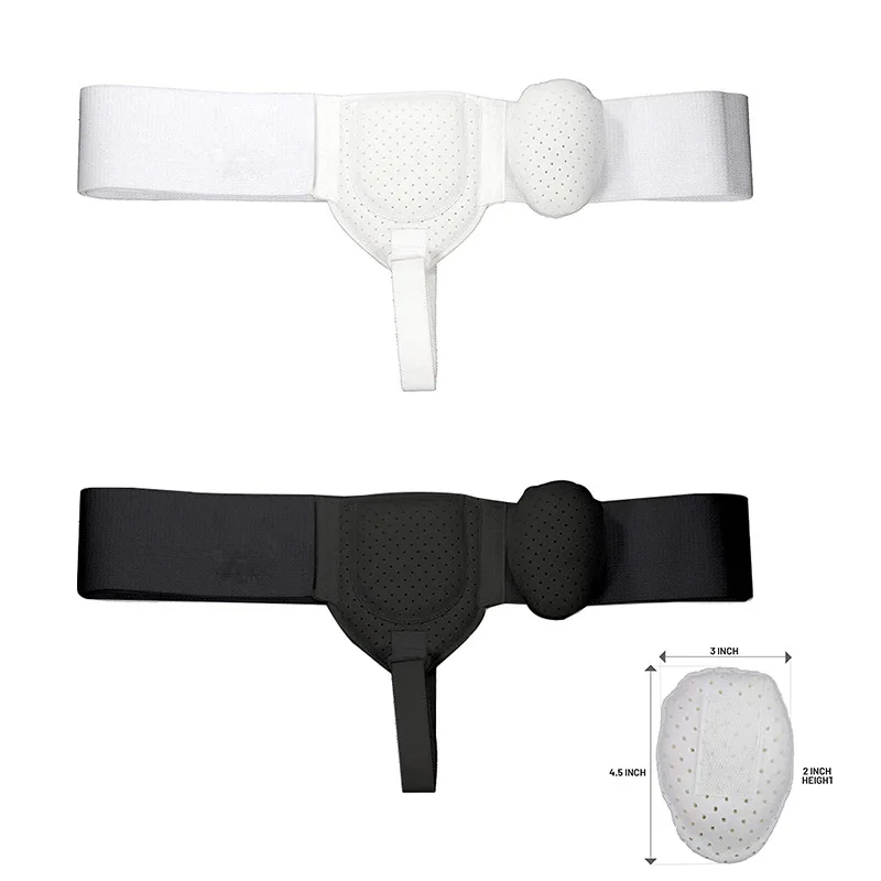 1PC Sports Hernia Support Brace with Belt and Removable Compression Pad for Inguinal Pain Relief and Recovery