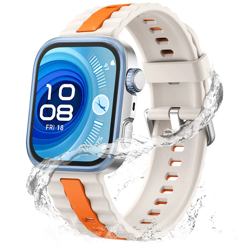 Cinturino in silicone per Huawei Watch Fit 4 Pro Cinturino sportivo abbinato ai colori alla moda per accessori Huawei Watch Fit 4/3
