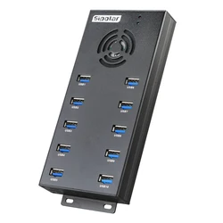 Sipolar A423 10 Port USB 3.0 Data Syncs And Charging Hub 2.1A USB Charger For IPhone IPad Samsung Android Phone Tablets Mining