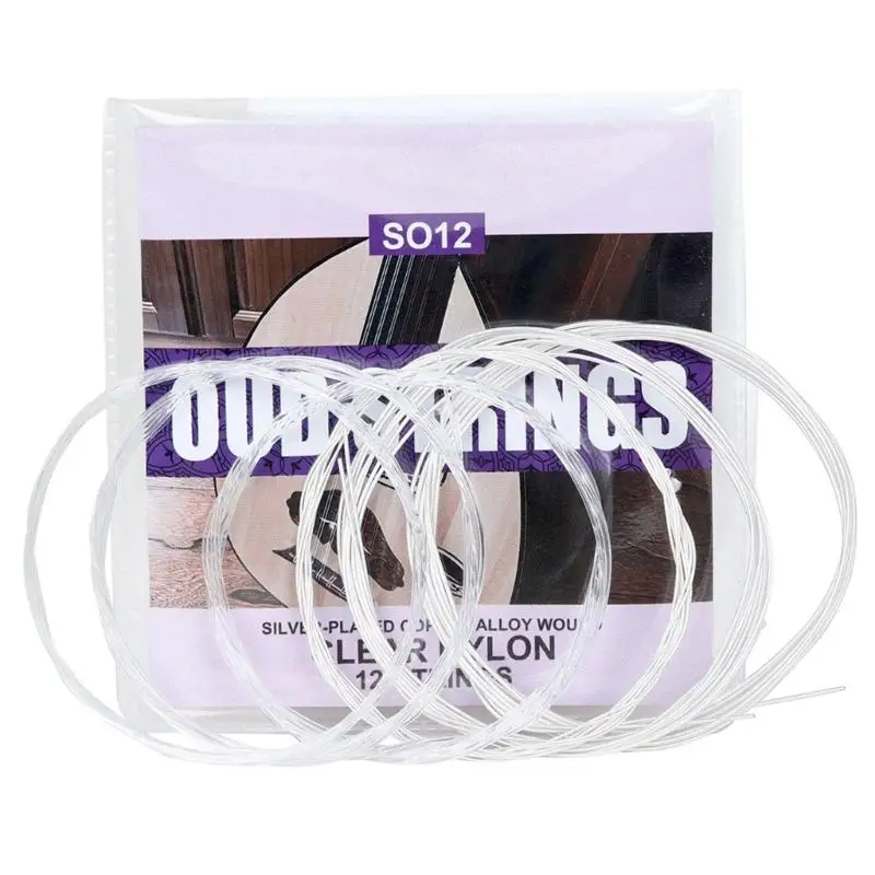 652F حزمة من 12 سلاسل العود سلاسل بديلة لف جزء من الملمس المعدني للعود #3