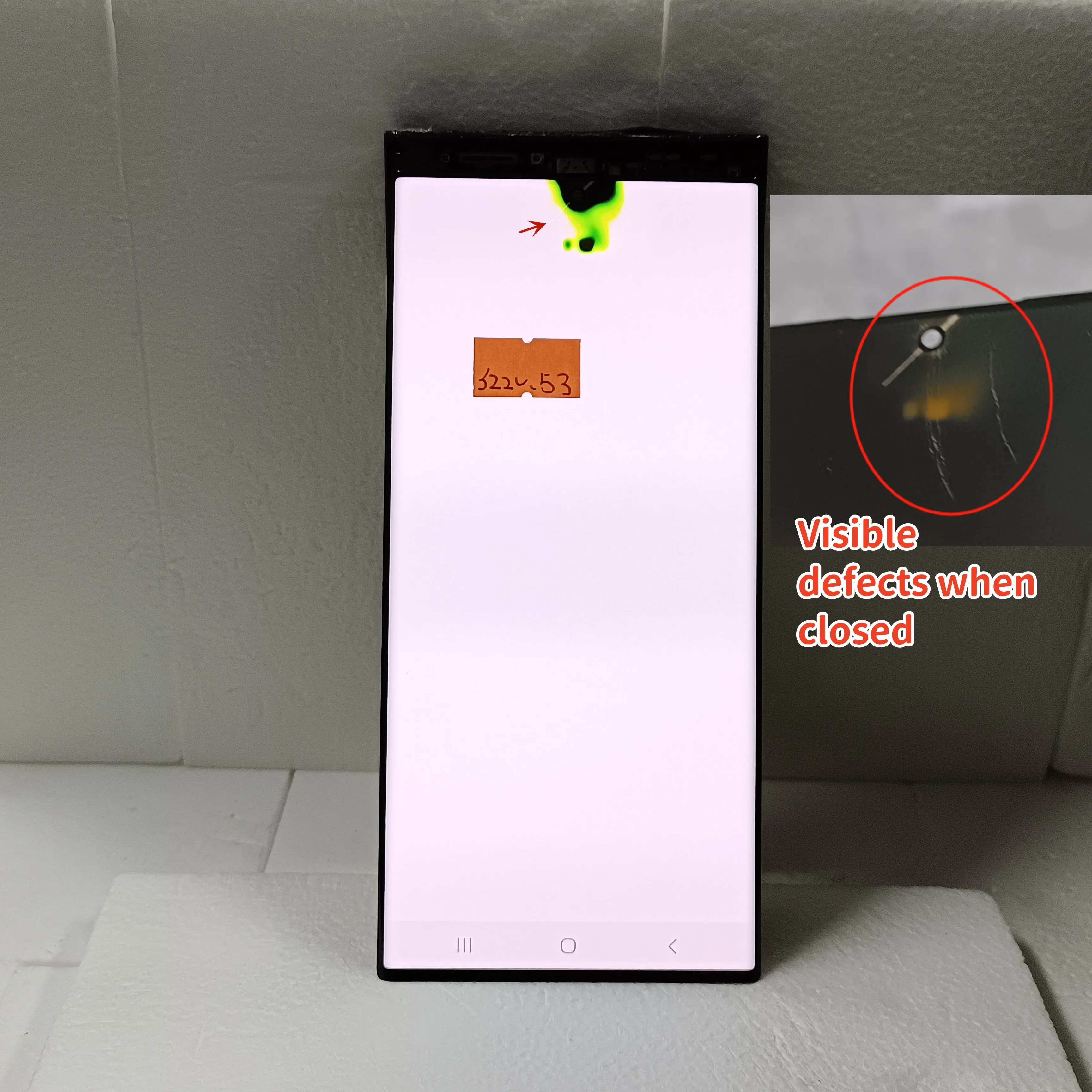 6.8'' Screen For Samsung Galaxy S22 Ultra Lcd S908 S908b S908u Glass Display Digitizer Assembly With Defect For S22 Ultra Lcd