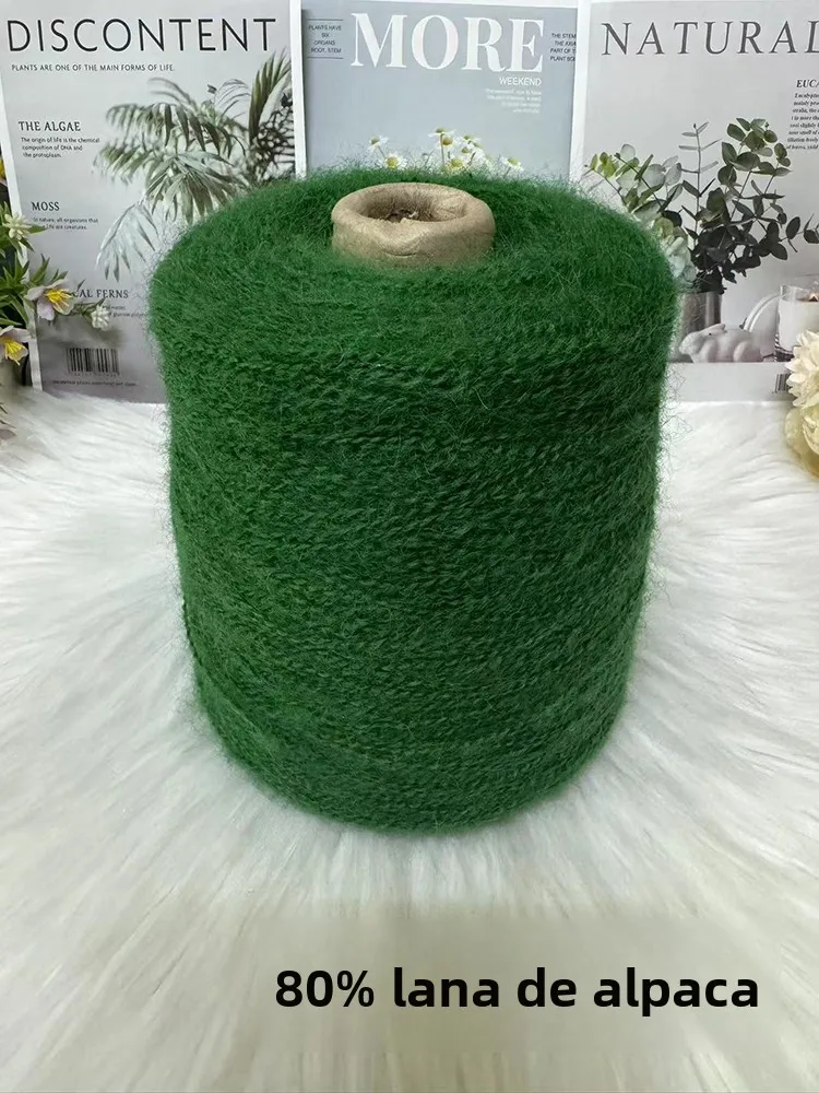 500 amos de Lana de Alpaca Mixta para Tejer a Mano, Lana de Alpaca para Abrigos, Suéteres, Ropa y Accesorios