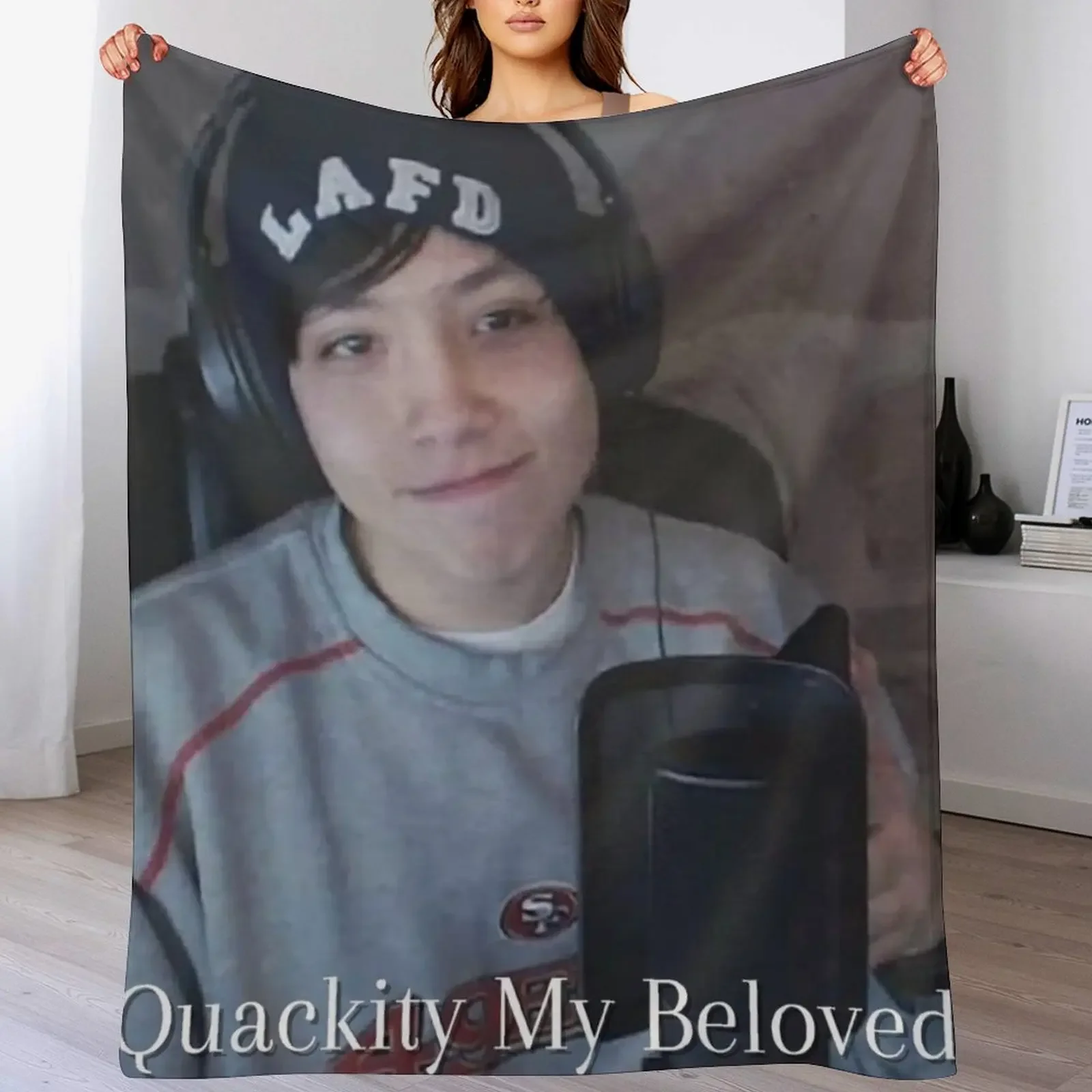 

Quackity my beloved Throw Blanket Cozy Throw Blanket for Bed Sofa Chair