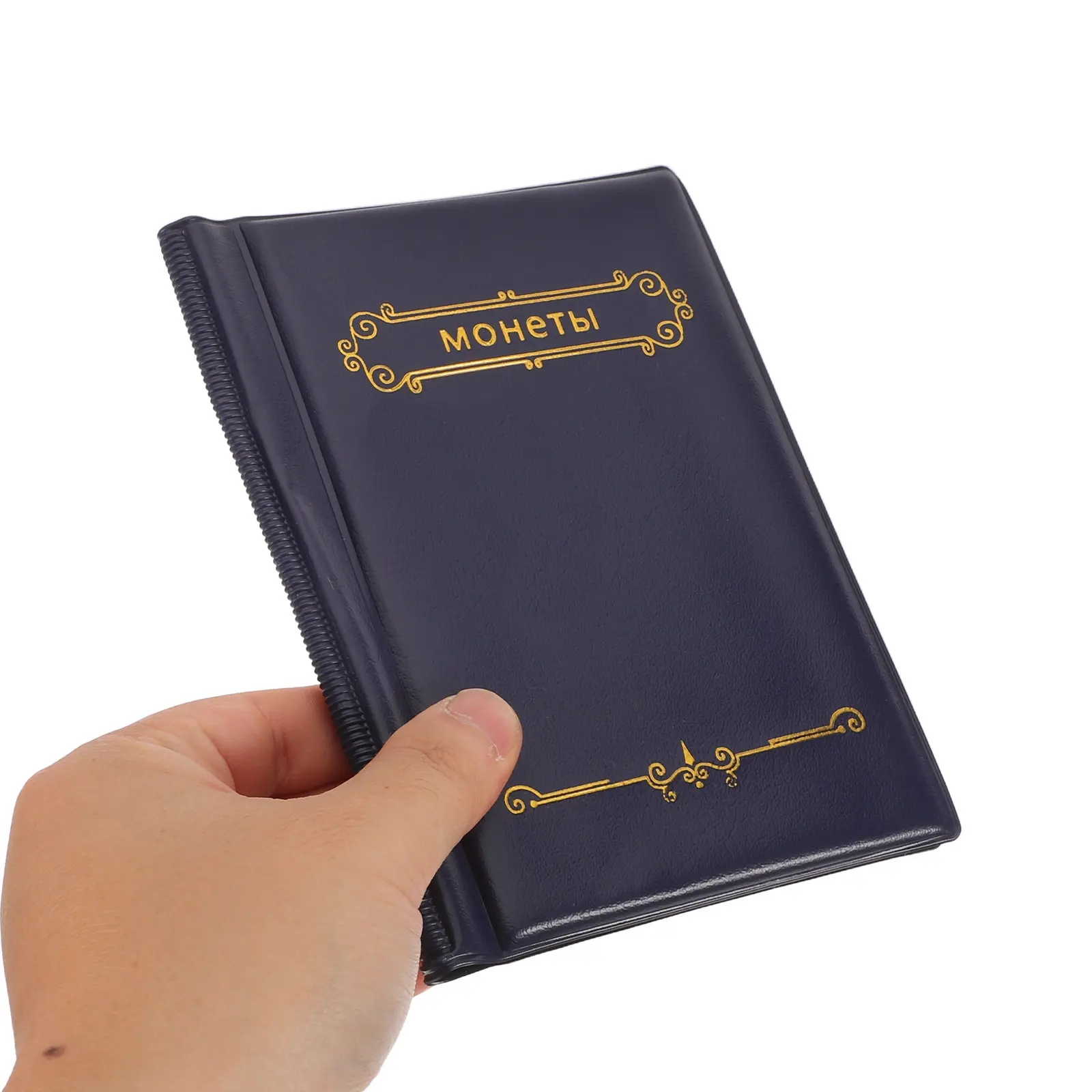 2Pcs Coin Storage Album Book 120 Precision Pockets Transparent View 28Mm Coin Collector Organizer for Home Study on The Go Use