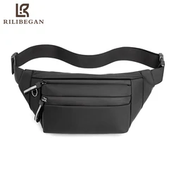 Classic Men Chest Bags Multifunction Waterproof Waist Packs Men Outdoor Travel Sport Bags Casual Phone Pocket Crossbody Bag Men