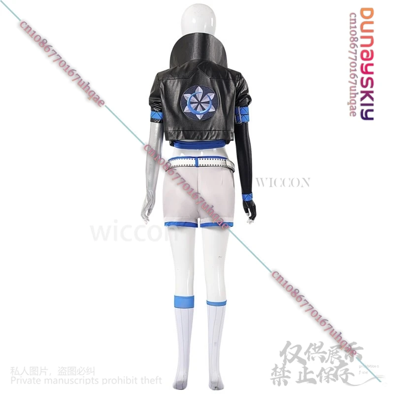 Luna Snow Cosplay Rivals Wig Costume Coat Pants Strapless Sexy For Girls Women Adult Role-play Christmas Party Suit Customized