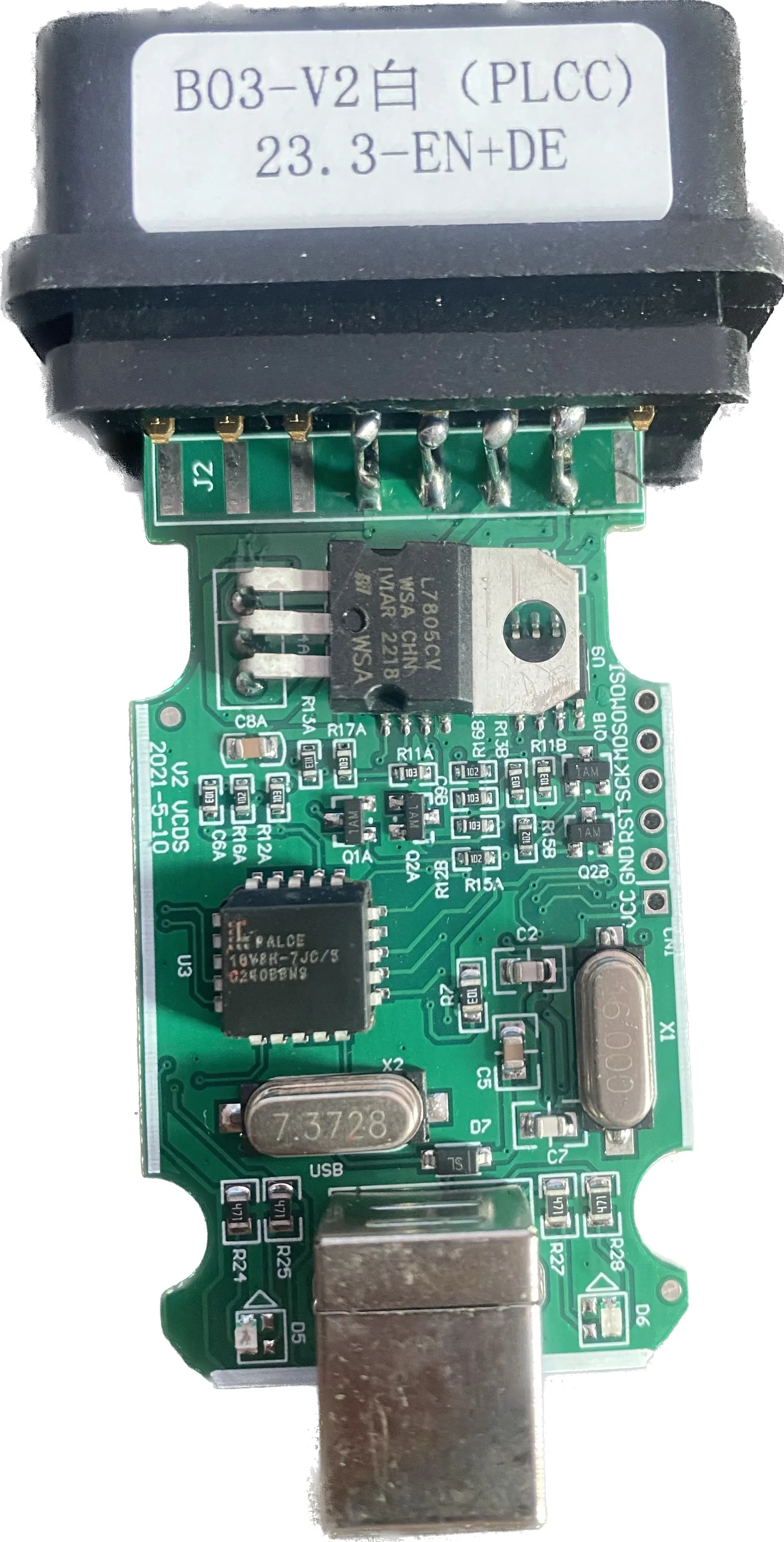 Seat Hex-Interface Update 24.7 Vag Hex V2 ATMEGA162 Skoda VAG-COM VW-AUDi FT232RQ VCDS VAG-COM Tester diagnostico Scanner