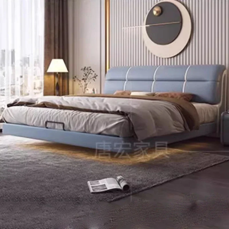 Princess Sleeping Massage Bed Bedroom Queen Double Modern Bed Luxury Design Multifunctional Sun  Hotel Furniture