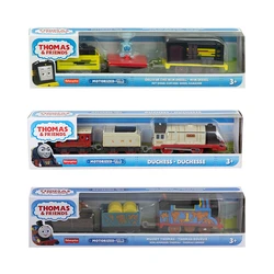 Thomas and Friends Duchess Muddy Thomas Deliver The Win Diesel Collectible Motorized Toys Train Cargo Cars Cow Model Boys Gifts