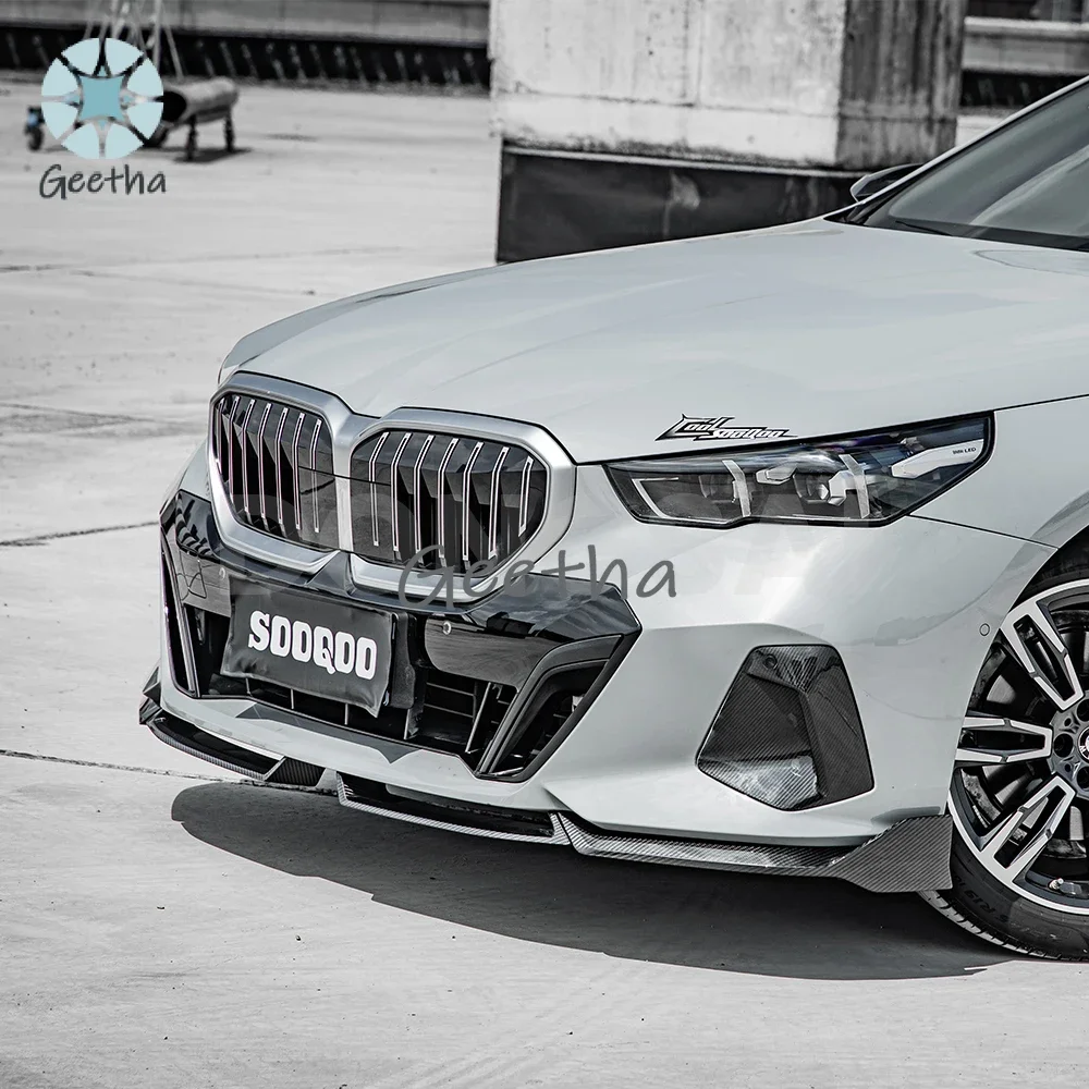 

For MP Style Prepreg Carbon Fiber Front Lip Car Accessories for BMW 5 Series G60 G68 I5 2024+