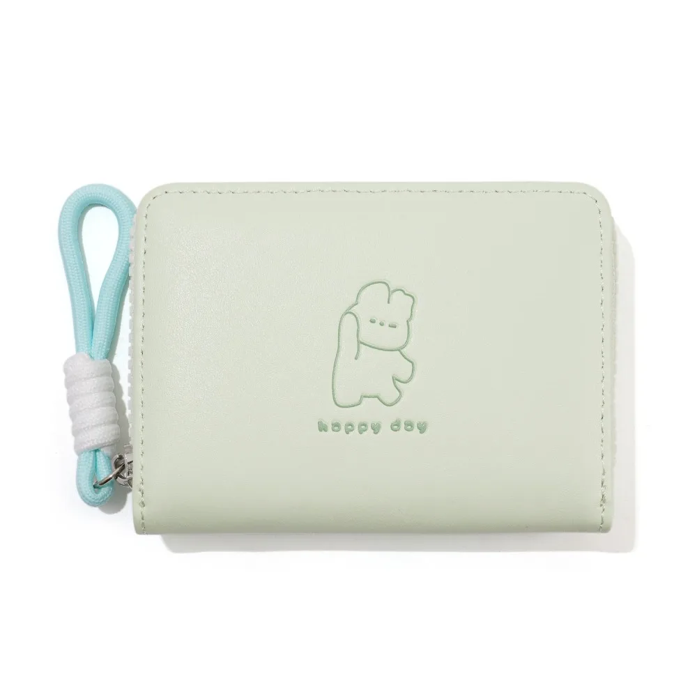

Ins Kawaii Women Wallet Cartoon Bear Rabbit Cat Student Fold Card Holder Pu Leather Short Coin Purse Gifts
