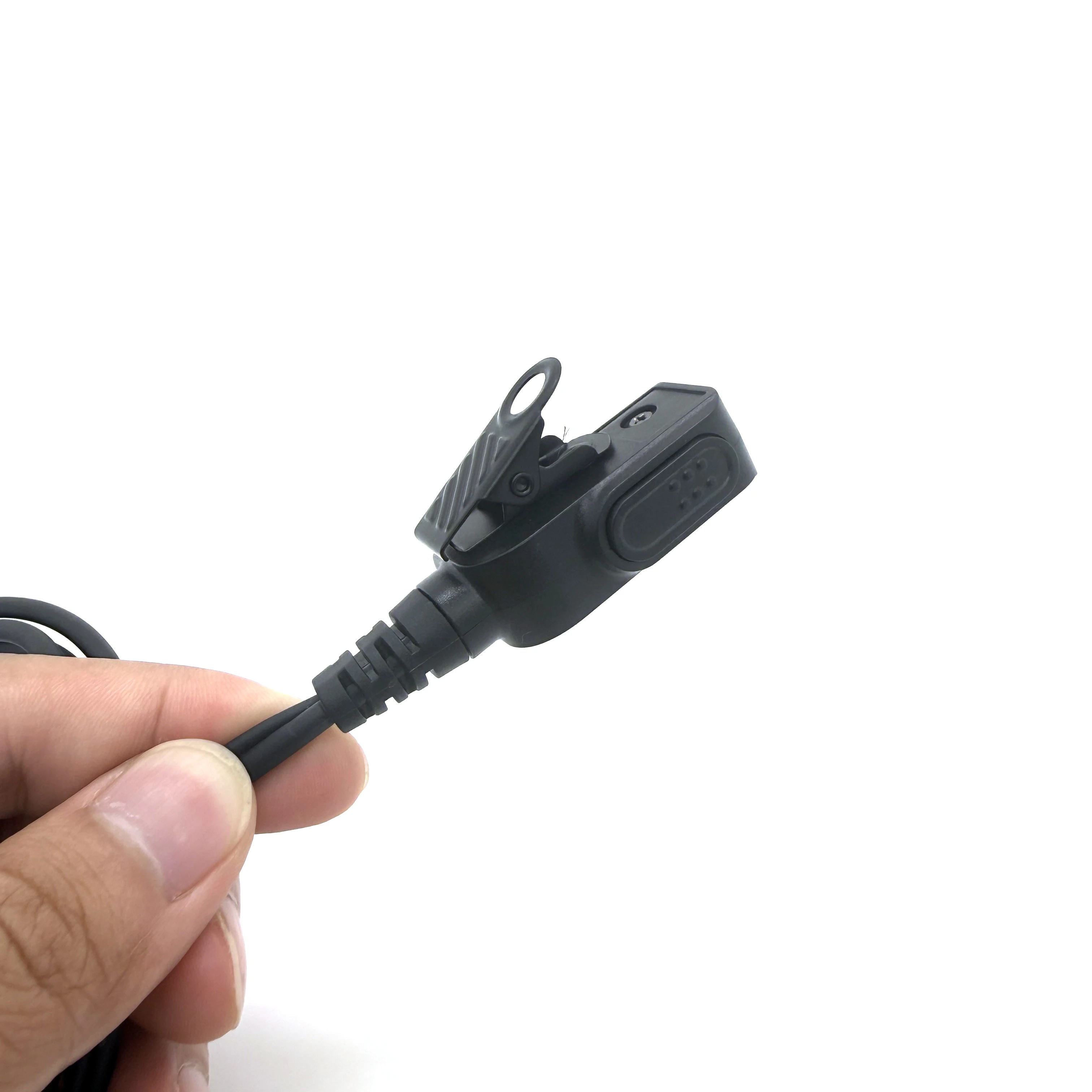 Headset Earpiece Mic for Hytera PD700, PD705G, PD780, PD785, PT580H Radios-PTT Button, Acoustic Tube, Comfortable Earbud view 3
