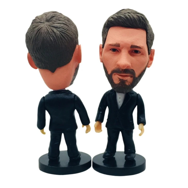 Soccerwe 7cm Soccer Player Figurines 1/12 PVC Dolls