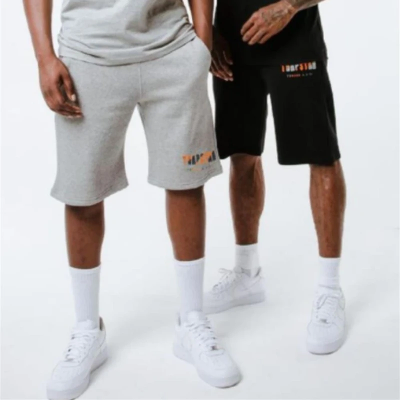 

Summer Men's Classic Cotton Printed Shorts Loose Casual Trend American High Street Sports Quality Five Quarter Pants